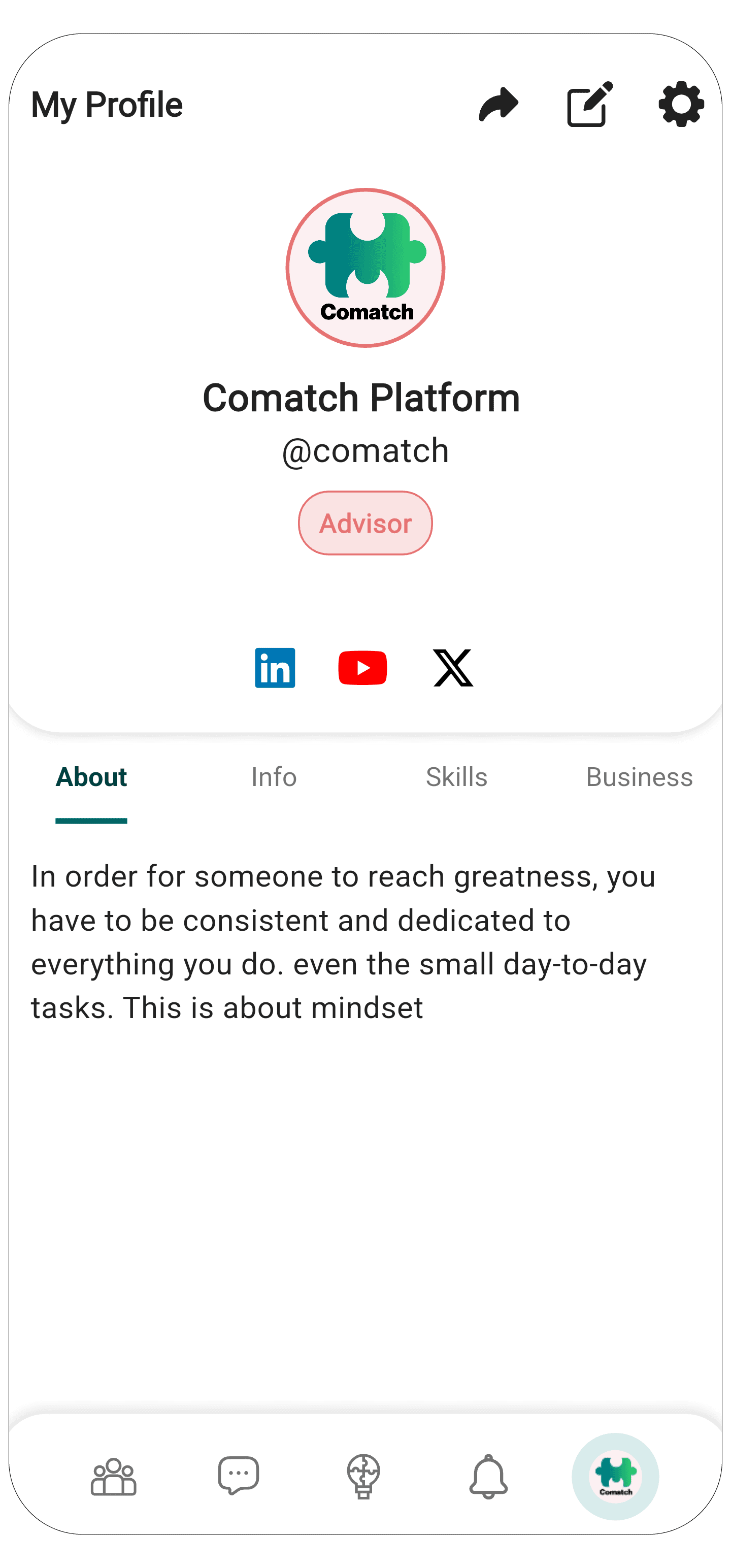 Comatch App Screenshot